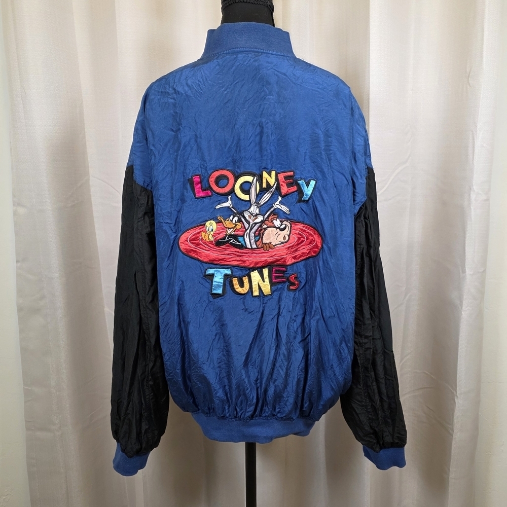 Looney Tunes 90s Retro Silk Jacket XL